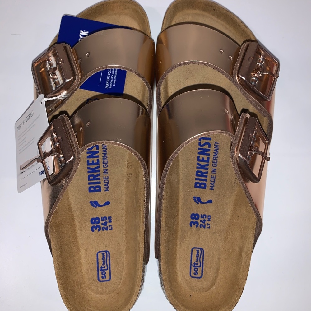 New Rose Gold Birkenstock’s!!